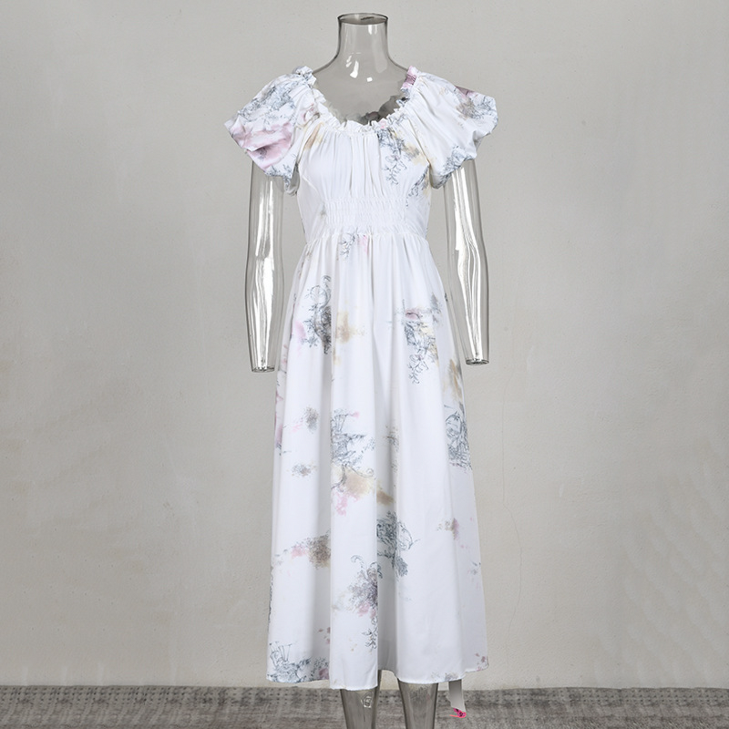 Fairycore Fashion Off the Shoulders Floral Dress