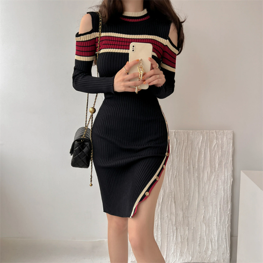 Winter Knitted Midi Dress