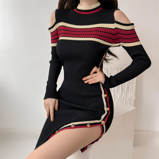 Winter Knitted Midi Dress