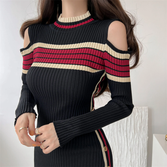 Winter Knitted Midi Dress